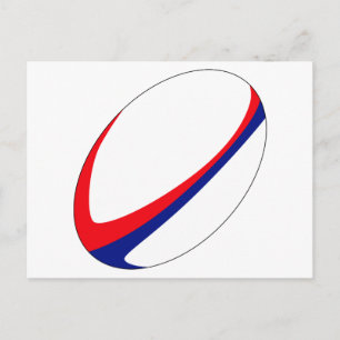 Rugby Ball Postcard
