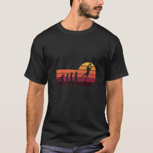 Rugby Ball Sport Player Retro Evolution Rugby Team T-Shirt