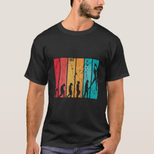 Rugby Ball Sport Player Retro Evolution Rugby Team T-Shirt