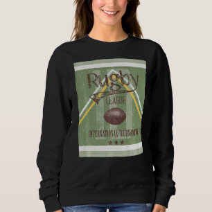 Rugby Ball Sports Coaching Fitness Workout Ireland Sweatshirt