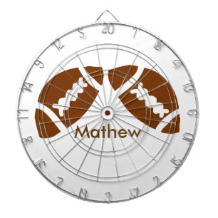 Rugby baseball sports add name boys kids men gifts dartboard