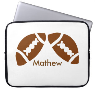 Rugby baseball sports add name boys kids men gifts laptop sleeve