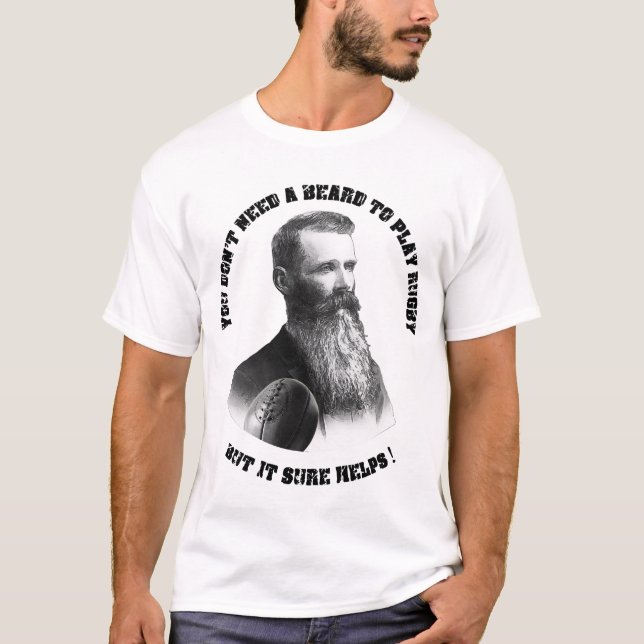 Rugby Beards T-Shirt (Front)