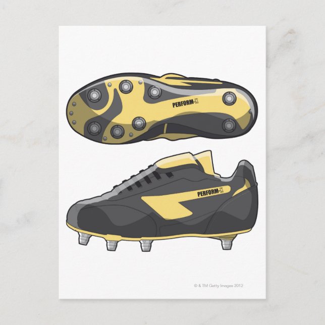 Rugby boots postcard (Front)