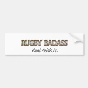 RUGBY BUMPER STICKER