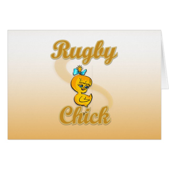 Rugby Chick (Front Horizontal)