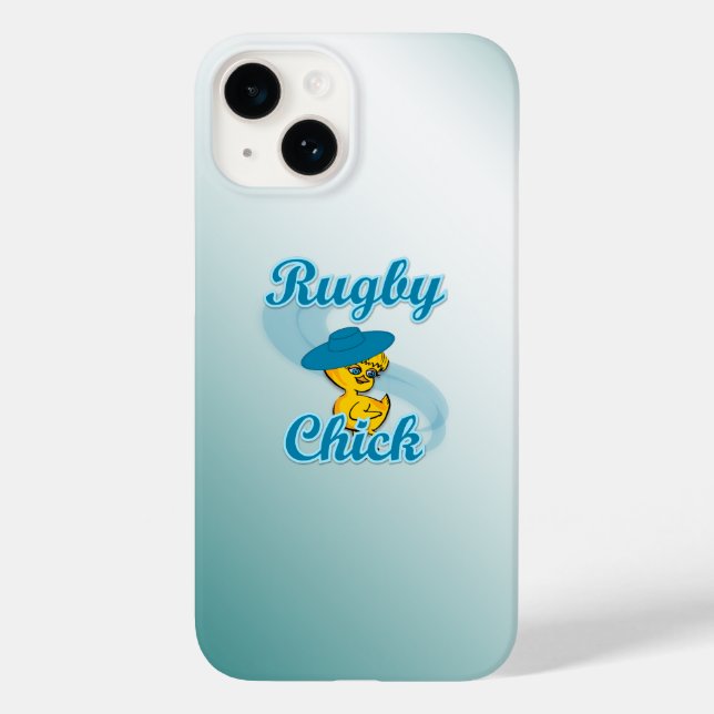 Rugby Chick #3 Case-Mate iPhone Case (Back)