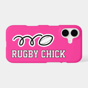 Rugby Chick Personalised pink