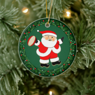 Rugby Christmas Collectable Ceramic Ornament