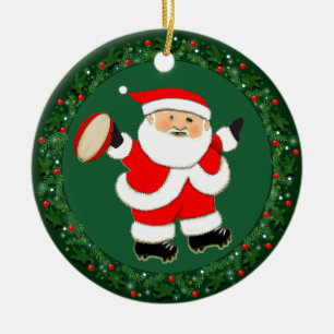 Rugby Christmas Collectable Ceramic Ornament