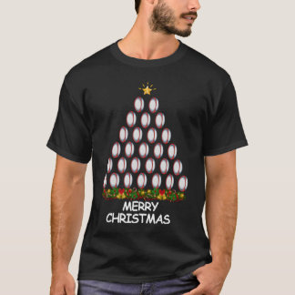 Rugby Christmasree Merry Christmas vintage T-Shirt