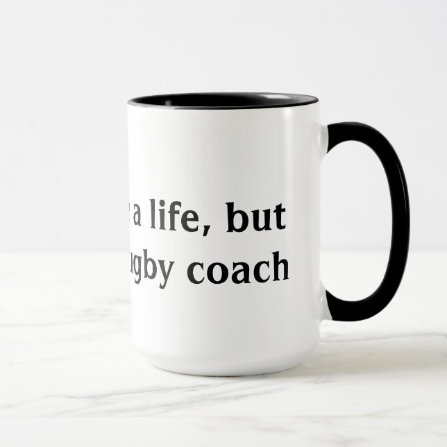 Rugby Coach Mug (Right)