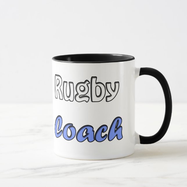 Rugby Coach Mug (Right)