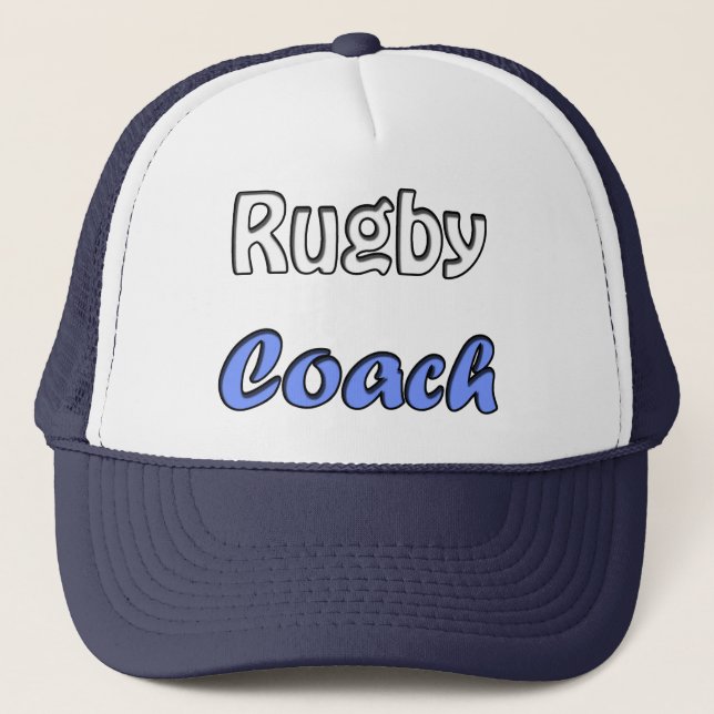 Rugby Coach Trucker Hat (Front)