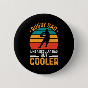 Rugby Dad 6 Cm Round Badge