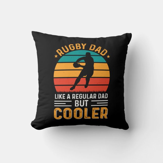 Rugby Dad Cushion (Front)