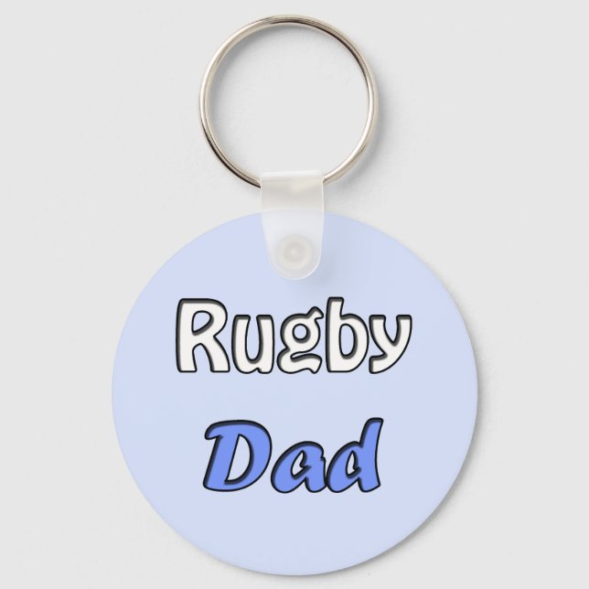 Rugby Dad Key Ring (Front)
