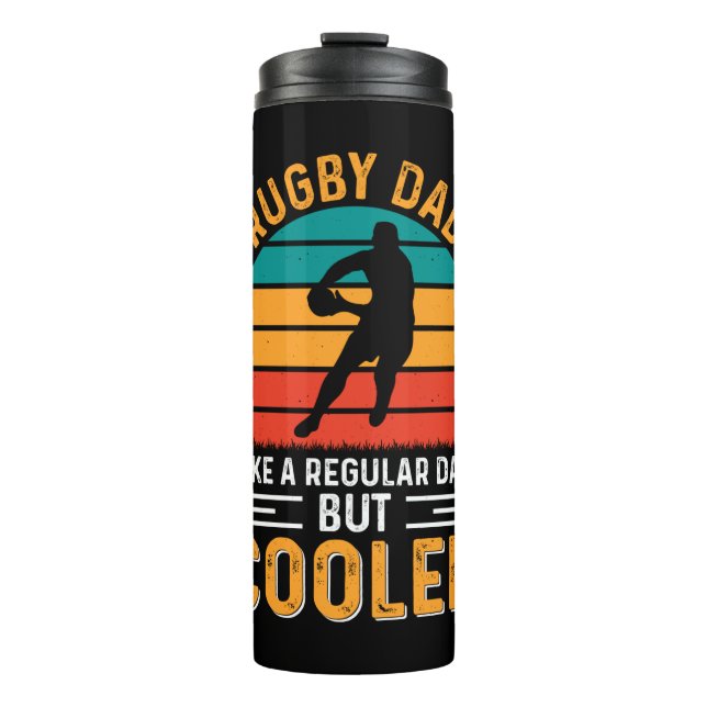 Rugby Dad Thermal Tumbler (Front)