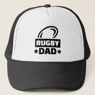 Rugby dad trucker hat