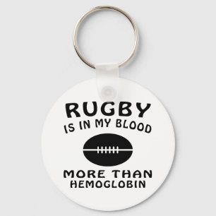Rugby Design Key Ring