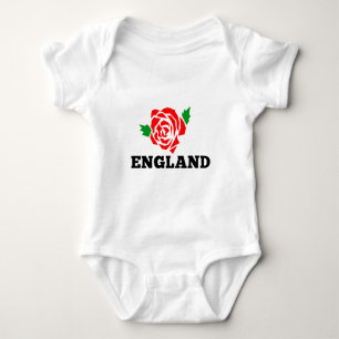 Rugby England English Rose Baby Bodysuit