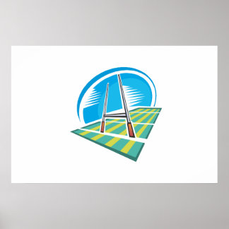 Rugby Field Poster