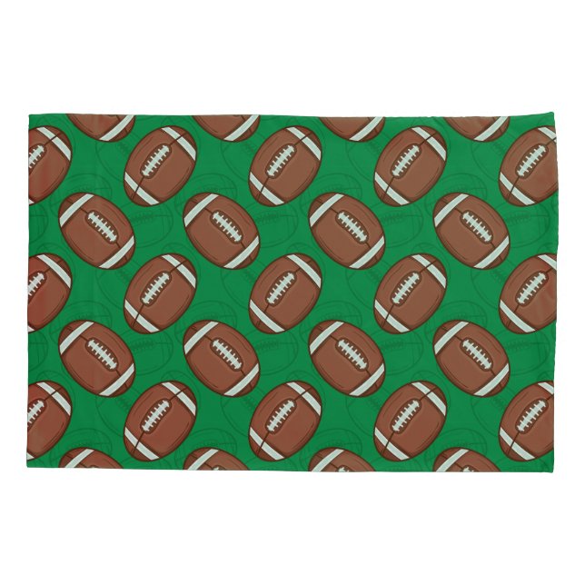 Rugby / Football Pattern pillowcases (Back)