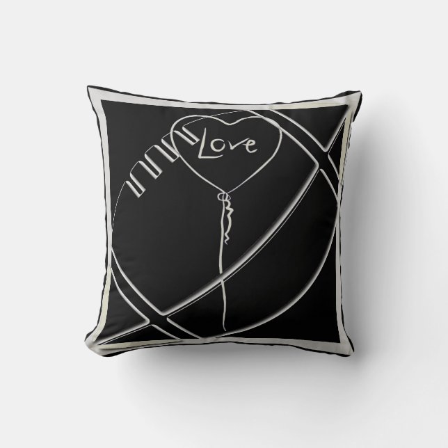 Rugby Football Pillow (Front)