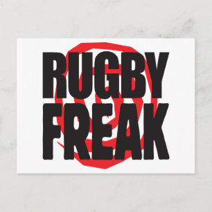 Rugby Freak Postcard
