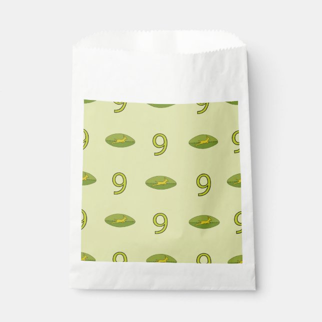 Rugby game are on favour bag (Front)