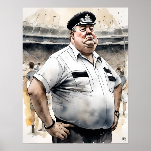 Rugby Ground Security Art Print (Front)
