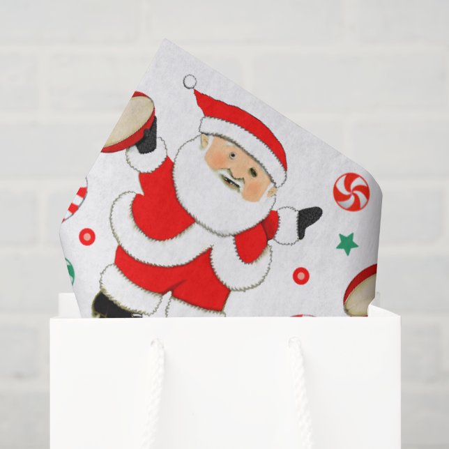 Rugby Holiday Gift Tissue Paper (Gift Bag)