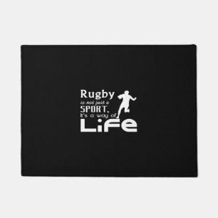 rugby is not just a sport it's a way of life doormat