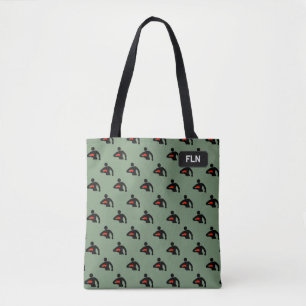Rugby Kit - Logo of Player and Rugbyball, any text Tote Bag