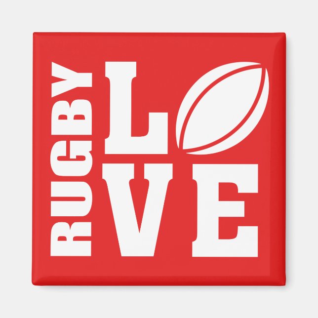 Rugby Love Magnet (Front)