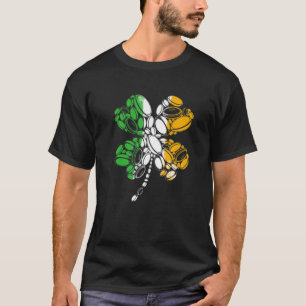 Rugby Lover St Patricks Day Clover Leaf Irish Boys T-Shirt