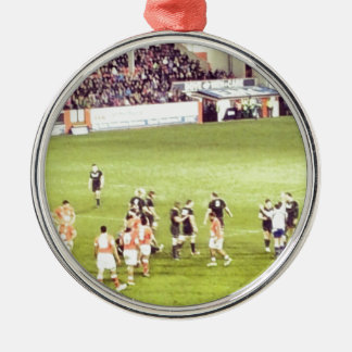 Rugby Metal Tree Decoration
