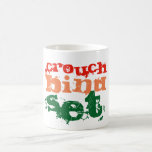 Rugby Mug (Crouch Bind Set)<br><div class="desc">Rugby Mug by artbywrightdesign. For forwards everywhere. And Rugby Football fans generally. "Crouch! Bind! Set!"</div>