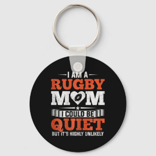Rugby Mum Moms Club Moms Mothers Day  Key Ring
