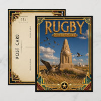 Rugby North Dakota Vintage Art Deco Golden Age