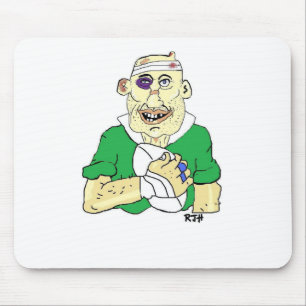 RUGBY PLAYER MOUSE PAD