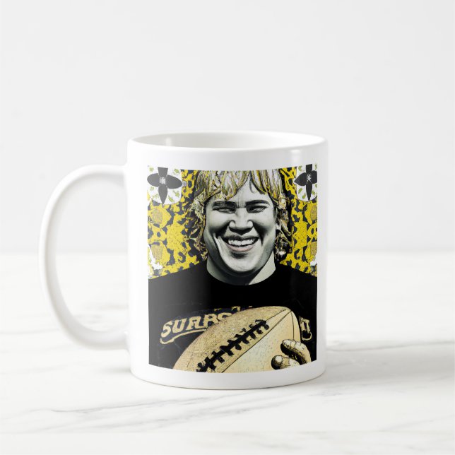 Rugby Player Mug (Left)