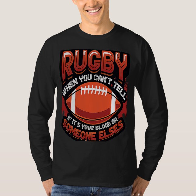 Rugby Player T-Shirt (Front)