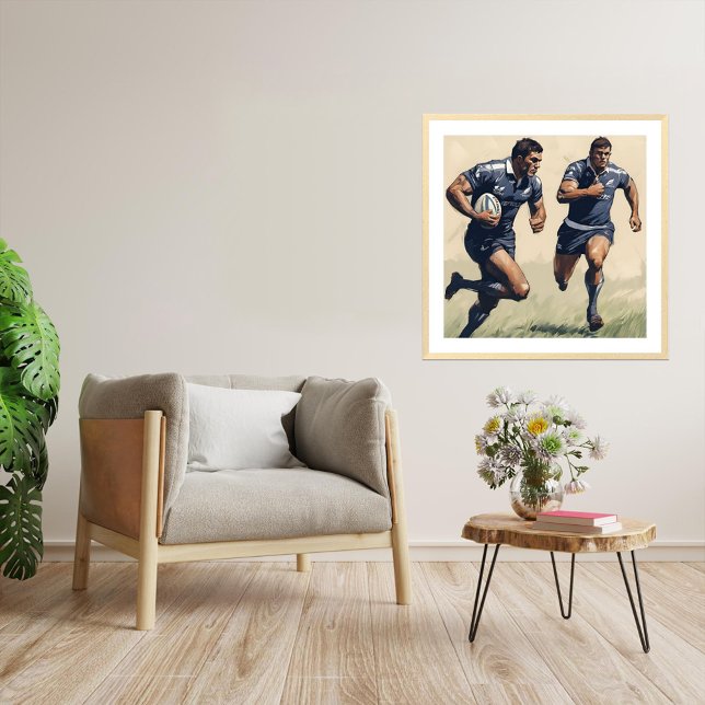 Rugby Players Art Print (Rugby Players.
Artists: Roger Smith)