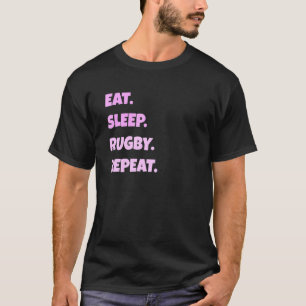 Rugby Png Eat Sleep Sports Repeat For Men Women T-Shirt