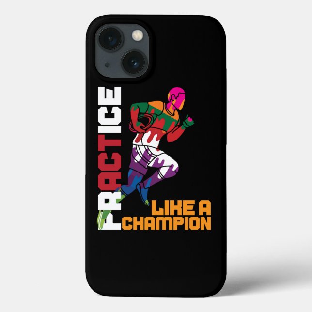 Rugby Practice Like A Champion Case-Mate iPhone Case (Back)