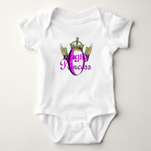 Rugby Princess Baby Bodysuit