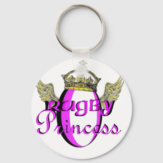 rugby princess key ring