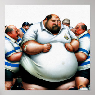 Rugby Prop - Rugby Art Print