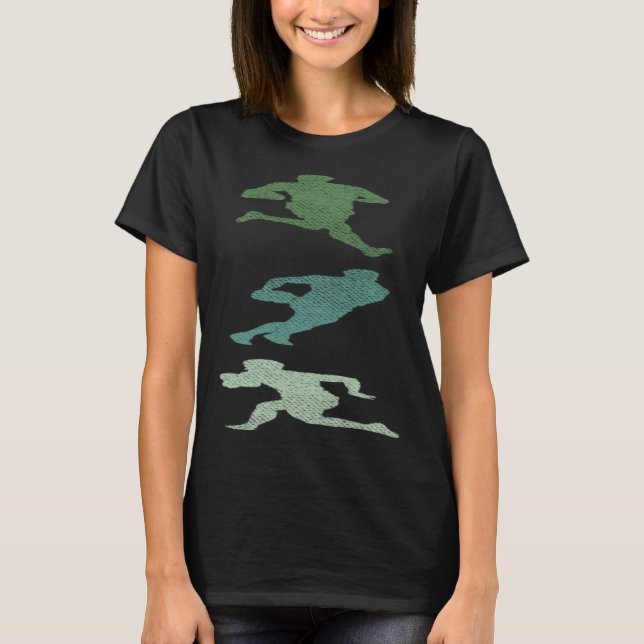 Rugby Retro Player T-Shirt (Front)